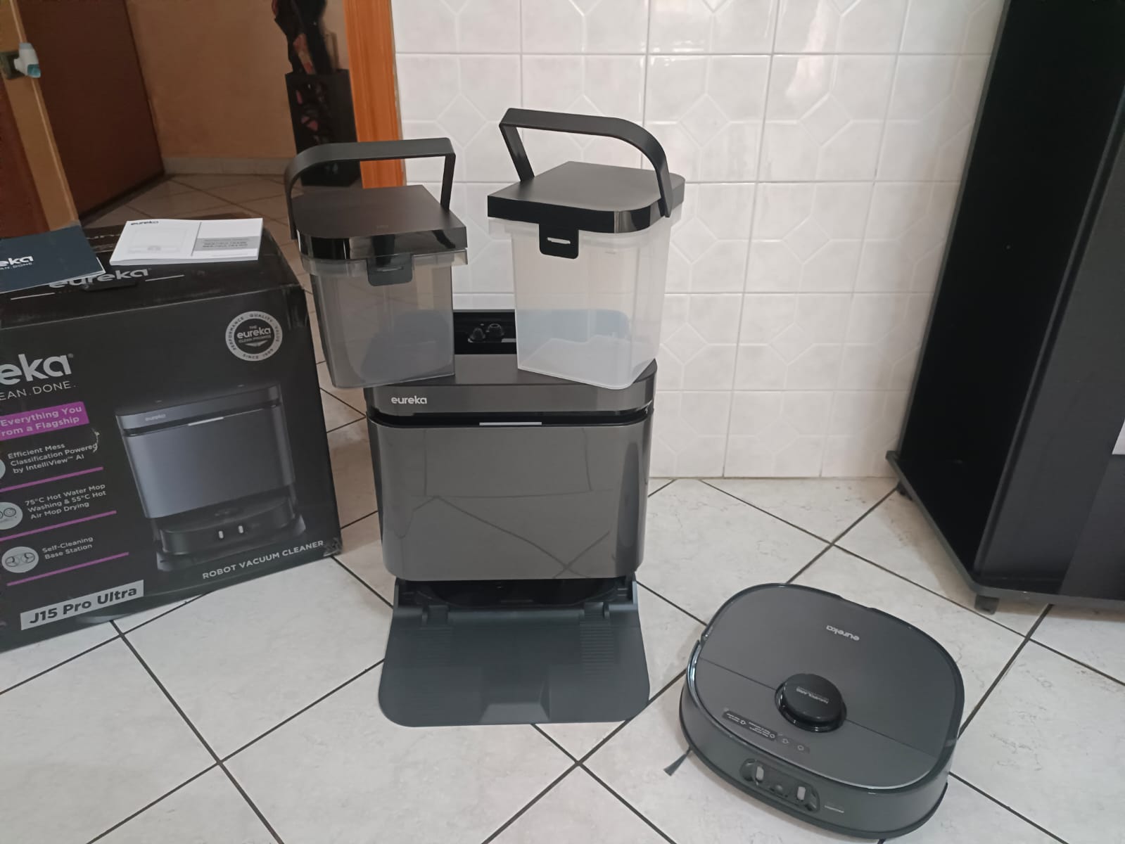 Recensione EUREKA J15 Pro Ultra Robot Aspirapolvere 16200Pa Lavapavimenti e autopulente